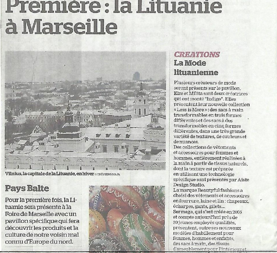 Première : la Lituanie à Marseille