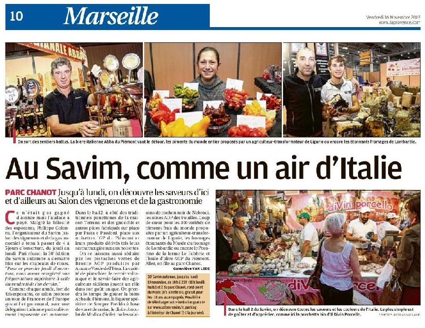 Marseille : au Savim, comme un air d'Italie